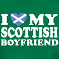 thumbnail image 3 of CafePress - I Love My Scottish Boyfriend Women's Dark T Shirt - Women's Traditional Fit Dark T-Shirt, 3 of 4