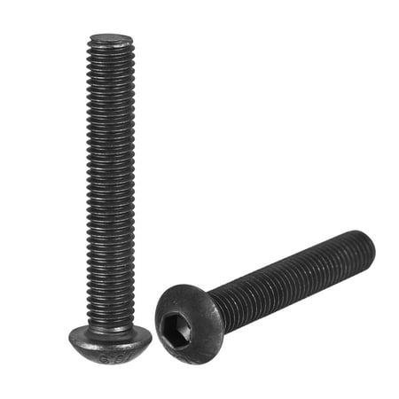 

Uxcell M8x50mm Hex Socket Button Head Cap Bolts Screws Alloy Steel Black 25 Pack