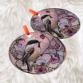 thumbnail image 3 of Easter Chickadee Ornament Suncatcher by Clare Donovan Window Hangings, Suncatchers Colorful Glass Panel Sun Catchers Gifts, Decoration for Home Garden Christmas Party 2025,, 3 of 5
