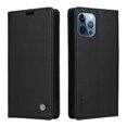 thumbnail image 1 of Funda para iPhone 12 Pro Max Estuche de Cuero PU Tipo Cartera con Ranuras para Tarjetas y Cierre Magnético, 1 of 5