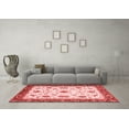 thumbnail image 3 of Ahgly Company Machine Washable Indoor Rectangle Abstract Red Modern Area Rugs, 5' x 7', 3 of 4