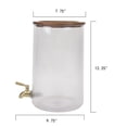 thumbnail image 7 of Better Homes and Gardens 2-Gallon Countertop Beverage Dispenser with Clear Acrylic and Acacia Wood Lid, 7 of 7