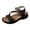 Black_001, variant on Domuza Womens Wedge Sandals, Adjustable Strap Open Toe Casual Comfort Sandals, Lightweight Non-Slip Summer Walking Shoes Pink 7.5(EU-39)