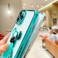 thumbnail image 3 of FIEWESEY Compatible iPhone 13 Pro Max Phone Case, Cool Bear Shockproof Fashion Full Protection Soft TPU Scratch Slim Case for iPhone 13 Pro Max 6.7 inch(Green), 3 of 5