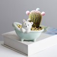 thumbnail image 4 of Handmade Mini Cartoon Ceramic Fleshy Plant Pot Planter Gift Ceramic Planter, 4 of 11