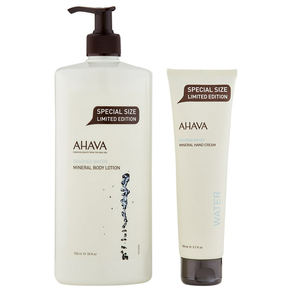 Ahava Mineral Body Lotion 24 oz & Mineral Hand Cream 5.1 oz Walmart