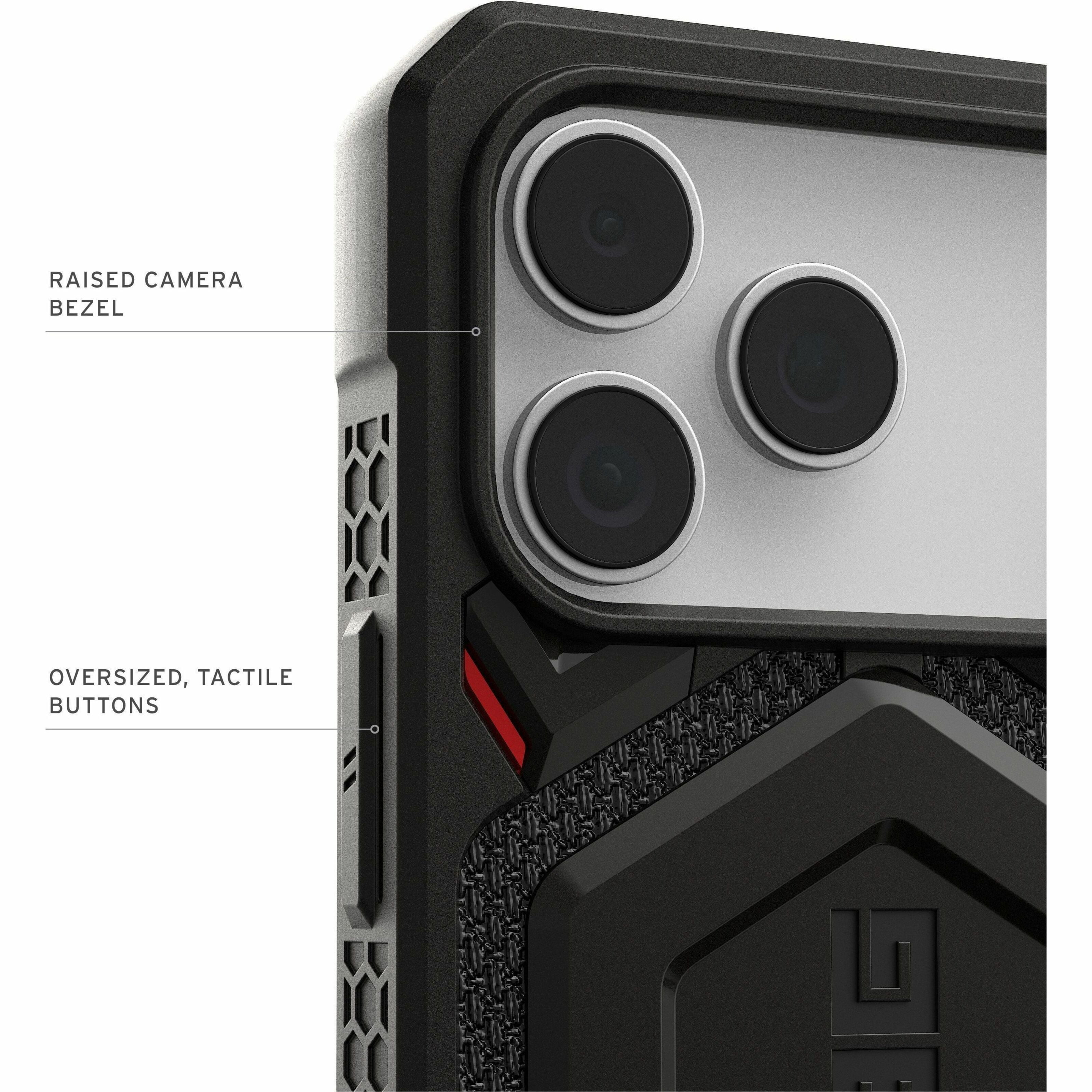UAG iPhone 17 Pro Max Case Monarch Pro - Compatible with MagSafe Military Grade Protective Cover, Kevlar Black