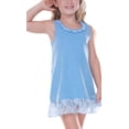 thumbnail image 2 of Kavio Little Girls 3-6X Lace Trim A-Line Tank Dress, 2 of 3