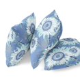 thumbnail image 2 of Sunflower Indoor/Outdoor Fabric Pillow with Removable Cover in Blue White 26x26, 2 of 5