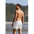 thumbnail image 2 of Ekouaer Men' Sqaure Leg Swim Brief Swimsuit Surfing Trunks Swimming Briefs Bathing Suit Quick Dry Swim Trunks, 2 of 6