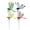 4PC, variant on 24 PCS Large Dragonflies Simulation Clip Artificial Ornaments Garden Stakes Decoration Supplies Made of Quality Plastic for Indoor Outdoor Decor Suitable for Flower Terraces Yards Garden
