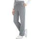 thumbnail image 1 of Pantalones de punto de algodón con cordón y cintura elástica para mujer, cómodos, color gris, talla pequeña, 1 of 3