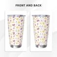 thumbnail image 3 of Rateoe Tropical Fruit Printed Car Guy Gifts for Men Women Tumbler - 20oz/590ml Double Wall Vacuum Insulated Stainless Steel Travel Tumbler Cups with Lid & Straw-Without Straw, 3 of 8