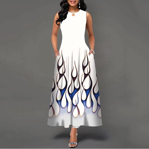 Mujeres nuevo suelto Floral Vintage agujero volantes Befree vestido grande grande grande verano Camis fiesta elegante Maxi vestidos Tan Jianjun unisex