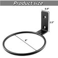thumbnail image 2 of 3Pcs Metal Plant Stand,Wall Flower Pot Holder Ring Plant Hanger,Black Flower Pots Bracket Plant Hanger for Garden,Yard, 2 of 6