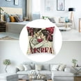 thumbnail image 5 of BANET  Mothers Day Throw Pillow Cushion Cover Pack of 2, Feliz Dia de las Madres Spanish Phrase on Vintage Dotted Backdrop, Zippered Double-Side Digital Print Decor, Magenta Beige 12x12in, 5 of 7