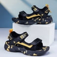 thumbnail image 5 of TOWED22 Boys Sports Active Sandals Open Toe Athletic Summer Shoe (Toddler to Big Kid)(Gold,4.5), 5 of 9