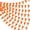 Orange, variant on 820 ft 500 Pcs Pennant Banner Flag String Hanging Triangle Bunting Flag for Carnival Party Outdoor Events Birthday Classroom Decoration(Blue)