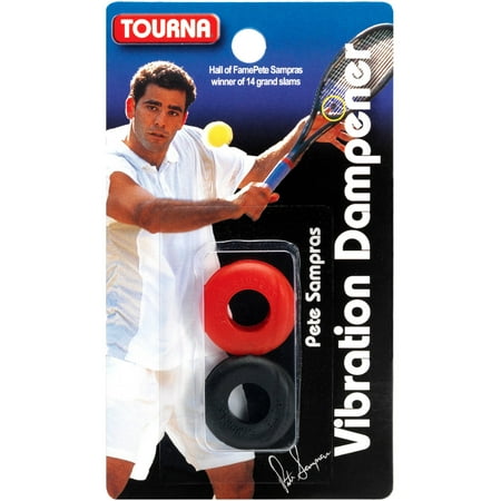 Tourna Sampras Vibration Dampener For Tennis, Squash and Racquetball, Assorted Colors