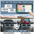 thumbnail image 2 of Gsuatey 4G+64G 8Core for Honda Odyssey 2005-2010 Android Car Radio Stereo Wireless Apple CarPlay Android Auto Mirror Link GPS Navigation Bluetooth 10.1” Touchscreen FM/RDS WiFi USB SWC, 2 of 8