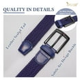 thumbnail image 4 of JASGOOD Big and Tall Belts for Men Casual Stretch Woven Belts Elastic Braided Belts for Golf Pants Jeans, 4 of 9