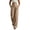 Khaki, variant on Dressy Pants For Womens Liweisiy High Waist Solid Color Straight Leg Loose Trousers Business Casual Work Trendy Pants Khaki 2XL