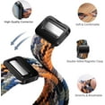 thumbnail image 4 of REQO Braided Bands With Magnetic Clasp Compatible with Apple Watch Band 38mm 40mm 41mm 42mm 44mm 45mm 46mm 49mm；Soft Nylon Sport Loop Strap for iWatch Series Ultra 2&1 10 9 8 7 6 SE 5 4 3 Women Men, 4 of 7
