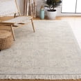 thumbnail image 2 of SAFAVIEH Ikat Jaymz Geometric Area Rug, Ivory/Grey, 6' x 6' Square, 2 of 8