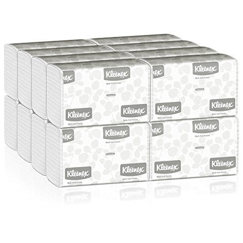 Kleenex Multifold Paper Towels 16 Packs / Case FREE SHIPPING 01890 White 