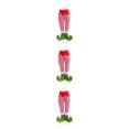 thumbnail image 3 of Bewildely Chimenea colgante de Navidad Adorno de dibujos animados Vacaciones Interior Árbol de peluche Decoración colgante Suministros rústicos Tipo 2 Tipo 2 3piezas Bewildely CBP182385, 3 of 6
