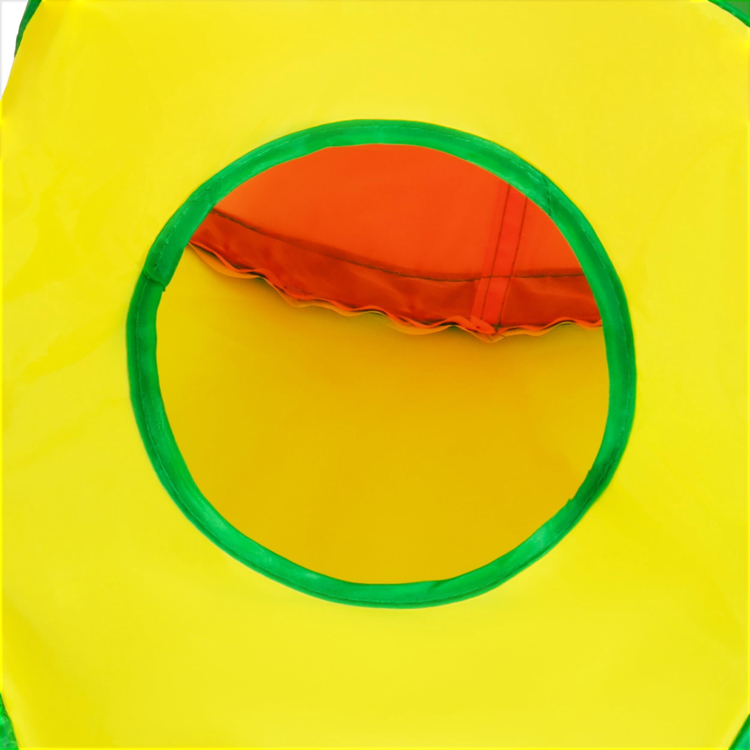 mirlewaiy Pet Cat Tunnel Collapsible Toy, 3-Way Kitty Tunnel with Peek Hole & Ball - Indoor Play Tube for Cats, Kittens, Puppy, Rabbit, Rabbit Rainbow