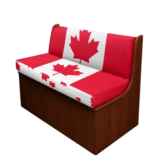 XYZCANDO Canadian Flag RV Dinette Cushions RV Accessories Universal Couch Cover 2 Cushion Sofa Washable Sofa Slip Covers for 2 Seat Cushion Couch Loveseat Slipcovers Easy to Install Red
