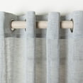 thumbnail image 2 of SAFAVIEH Delancey Grommet Curtain Window Panel, 52" x 84", Grey, 2 of 3