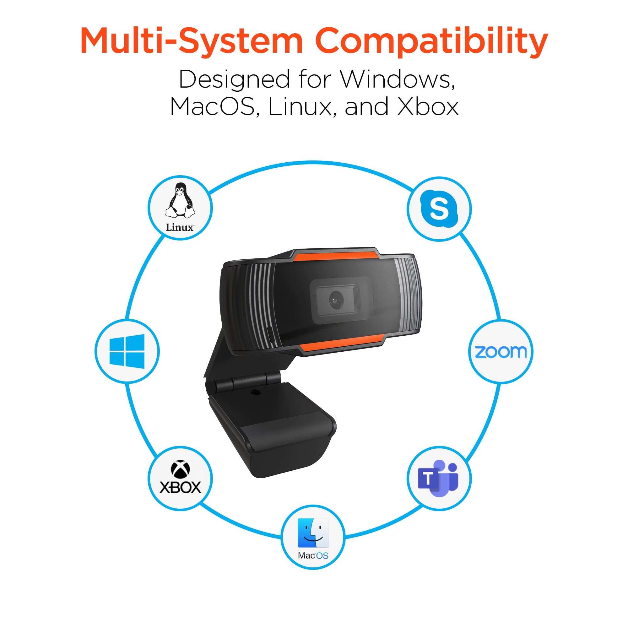 HyperGear  HyperStream 1080P Webcam, Black