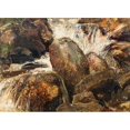 thumbnail image 2 of Ernst Josephson 14x11 Gold Ornate Wood Frame and Double Matted Museum Art Print Titled - Waterfall Study, Eggedal, 2 of 4