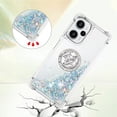 thumbnail image 3 of Funda para Xiaomi POCO F5 5G con Brillo Líquido Flotante, Purpurina, Parachoques y Anillo Giratorio Soporte, 3 of 5