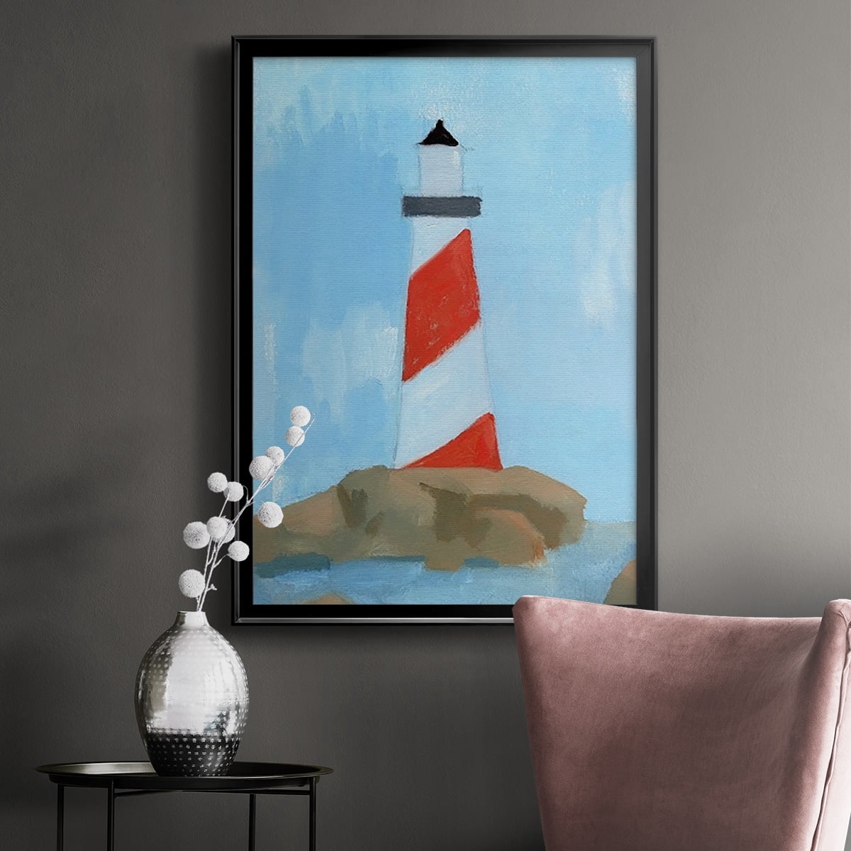 Lookout Point I Premium Framed Print, in Gold, Black, or Silver - Ready to Hang