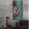 thumbnail image 5 of Luxe Metal Art 'Running Water II' by Zigen Tanabe, Metal Wall Art, 24"x48", 5 of 7