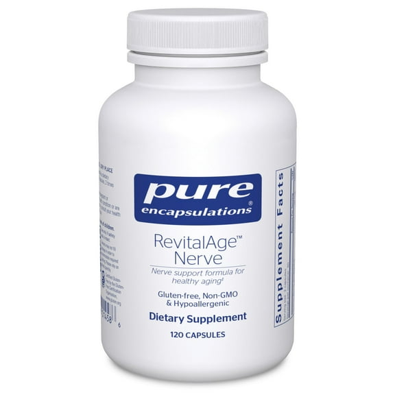 Pure Encapsulations Revita-Age Nerve | Hypoallergenic Supplement for Enhanced Cardiovascular, Metabolic and Neurocognitive Support | 120 Capsules