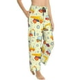 thumbnail image 3 of Kdxio Women's Comfy Stretch Heavy EquipmentPrint Drawstring Pajama Pants-Medium, 3 of 9