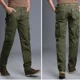 thumbnail image 3 of Pantalones rectos largos para hombre, pantalones cargo coreanos para senderismo, para exteriores, de gran tamaño, de alta calidad, para calle, nuevos, de moda, sueltos, 3 of 5