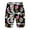 Black, variant on Vividxx Boys Casual Shorts Summer Shorts With Donut Print Elastic Waist Comfortable Casual Outfit For Kids Daily Wear 2-3 Years