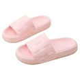 thumbnail image 5 of ibiyuan Slippers for Women Indoor Jelly Slides for Women Non Open Toe Womens Flat Sandals Soft Womens Beach Shoes for Summer Beach, 5 of 5