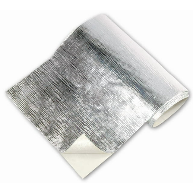 Thermo-Tec Heat Shield Material 13590 Adhesive Back Heat Barrier; 24 Inch Width X 48 Inch Length; Withstands Up To 2000 Degrees Fahrenheit; Silica