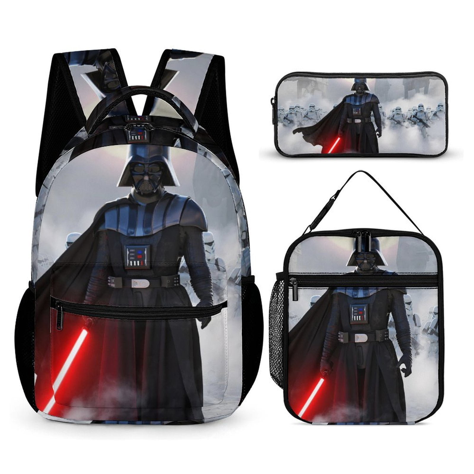 Star Wars Lightsaber-Themed White Built-Up Backpack