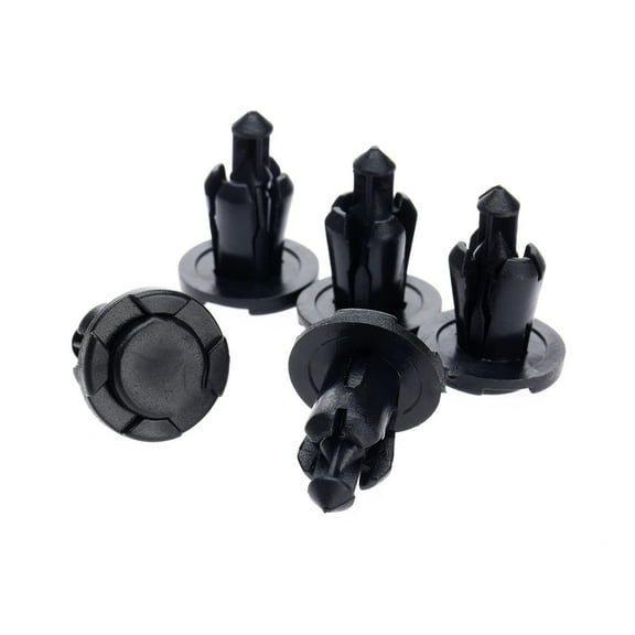 50Pcs Nylon Push-Type Bumper Engine Cover mudapron Grille Rivet Clips 10mm Hole Auto Fastener Retainer for Subaru Impreza Forester