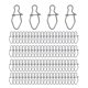thumbnail image 2 of 100x broches de presión de pesca, broche de presión giratorio, broches de Crankbait, broches de señuelo, Clips de pesca de cambio rápido fuertes, acce 12mm, 2 of 8