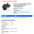 thumbnail image 2 of Oil Pump - Compatible with 1996 GMC Savana 3500 6.5L V8 VIN F Turbocharged Diesel, 2 of 2