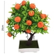 thumbnail image 7 of 23 Fruits Artificial Orange Tree Decorative Plastic Simulation Plant Bonsai for Daily Life, 7 of 7