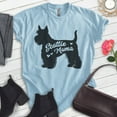 thumbnail image 2 of Scottie Mama, Unisex Women's Shirt, Scottish Terrier, Scottie Owner, Funny Dog Mama Gift, Heather Light Blue, Medium, 2 of 6